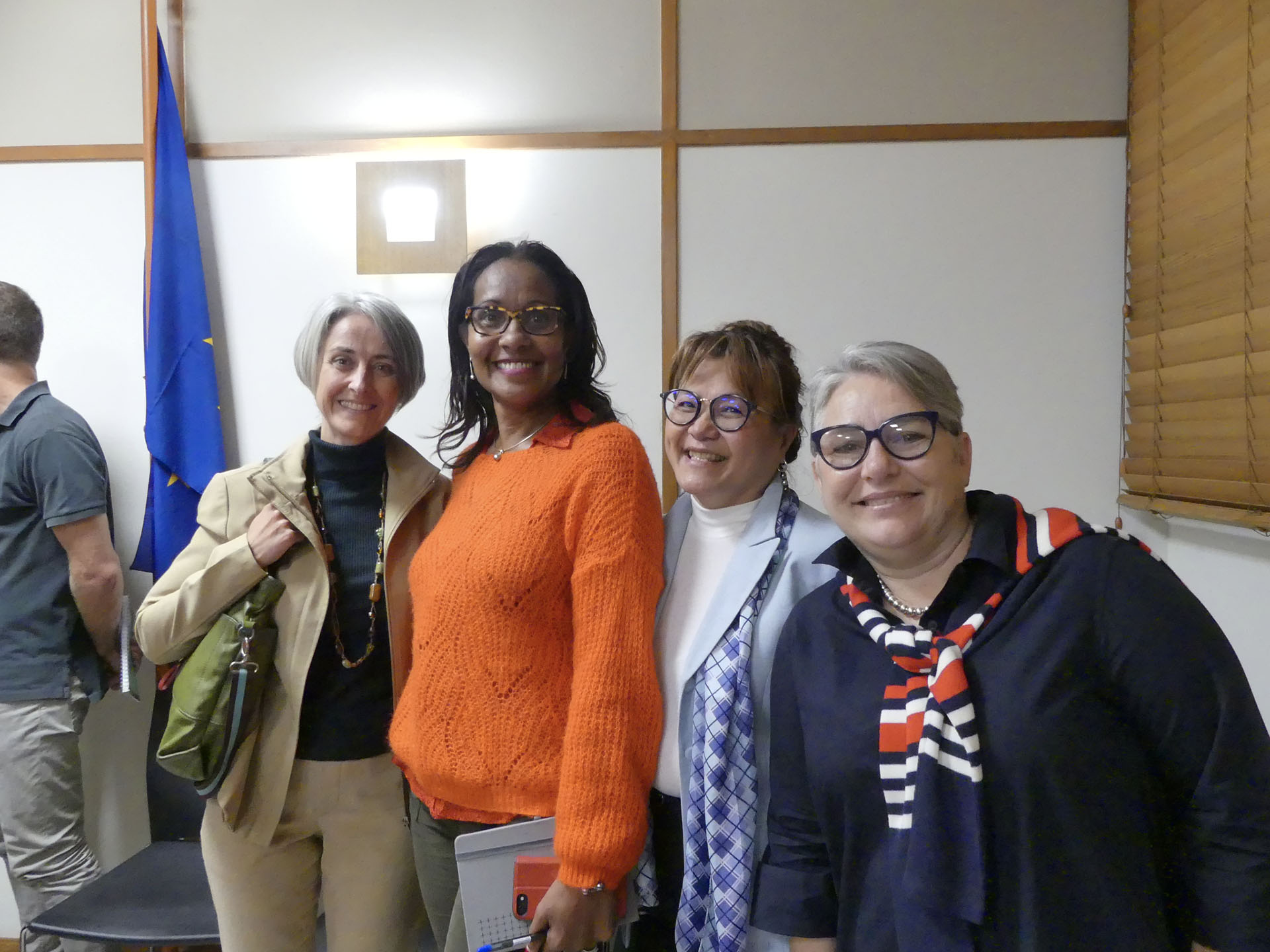 Isabelle Laran (à gauche) en compagnie des “Femmes Chefs d’entreprises” Christiane Waneissi, Lydia Gracia et Virginie Godot