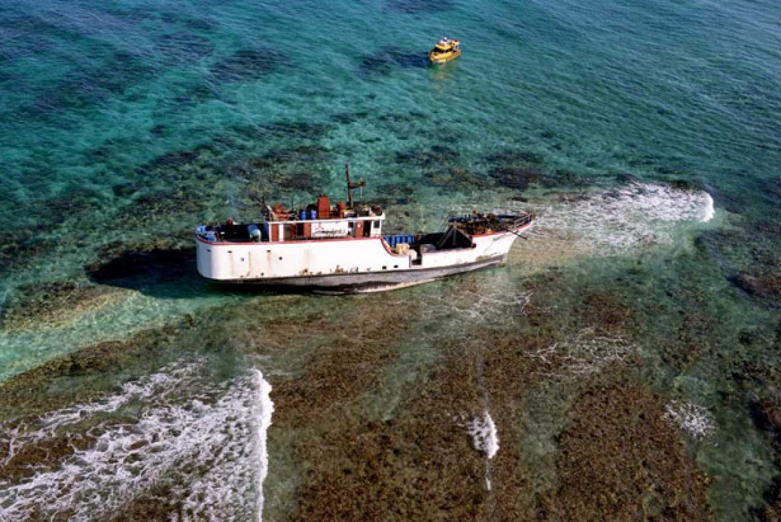 En juillet, lors du naufrage du navire de pêche le Pescana dans la réserve intégrale Merlet, les services provinciaux ont activement participé aux opérations de secours avec les services de  l’Etat pour éviter tout risque de  pollution.