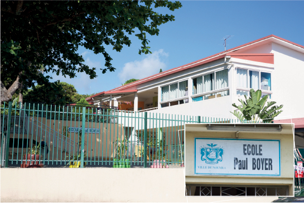 Nouméa - École Paul BOYER/Marguerite CARLIER et la province Sud