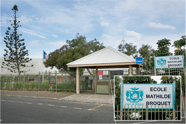 Nouméa - École Mathilde BROQUET et la province Sud