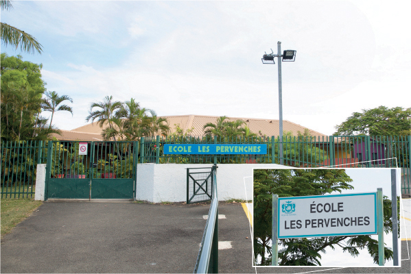 Nouméa - École Les PERVENCHES et la province Sud