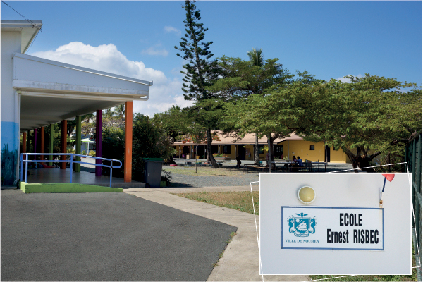 Nouméa - École Ernest RISBEC et la province Sud