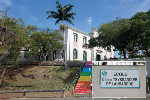 Nouméa - École Céline TEYSSANDIER DE LAUBAREDE/PETIT POUCET et la province Sud