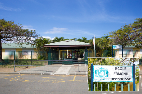 Nouméa - École Edmond DESBROSSE et la province Sud