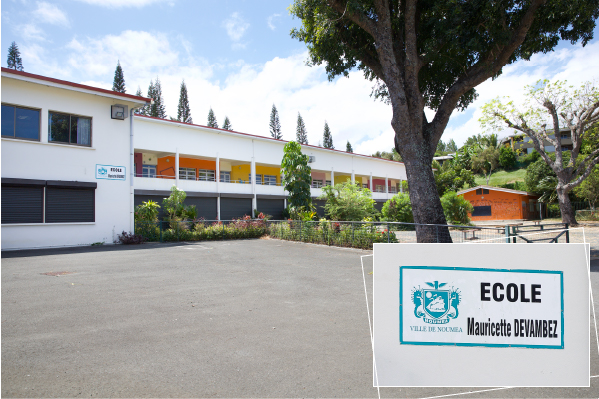 Nouméa - École Mauricette DEVAMBEZ et la province Sud