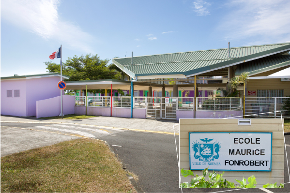 Nouméa - École Maurice FONROBERT et la province Sud