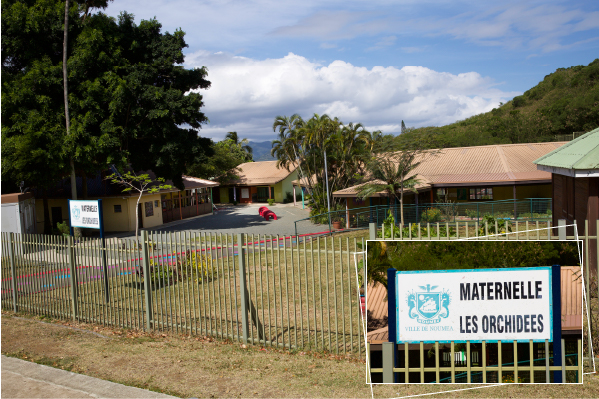 Nouméa - École Les ORCHIDÉES et la province Sud