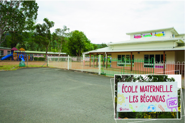 La Foa - École Les BEGONIAS et la province Sud