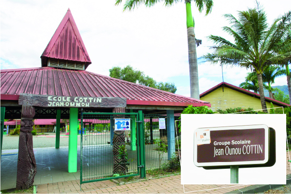 Païta - École Jean Ounou COTTIN et la province Sud