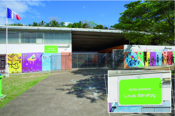 Dumbéa - École Louis BENEBIG et la province Sud