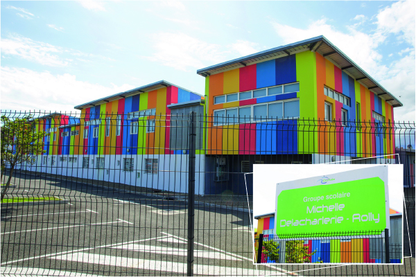 Dumbéa - École Michelle DELACHARLERIE-ROLLY (pour le primaire) et la province Sud