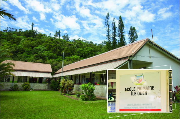 Mont-Dore - Île Ouen - École Île OUEN et la province Sud