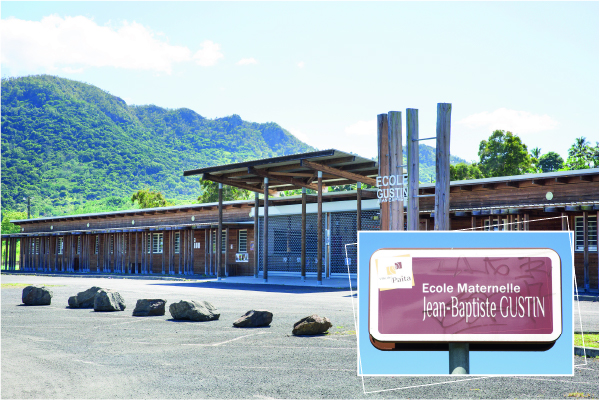 Païta - École Jean-Baptiste GUSTIN et la province Sud