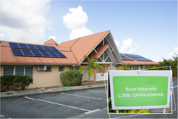 Dumbéa - École Les ORANGERS et la province Sud