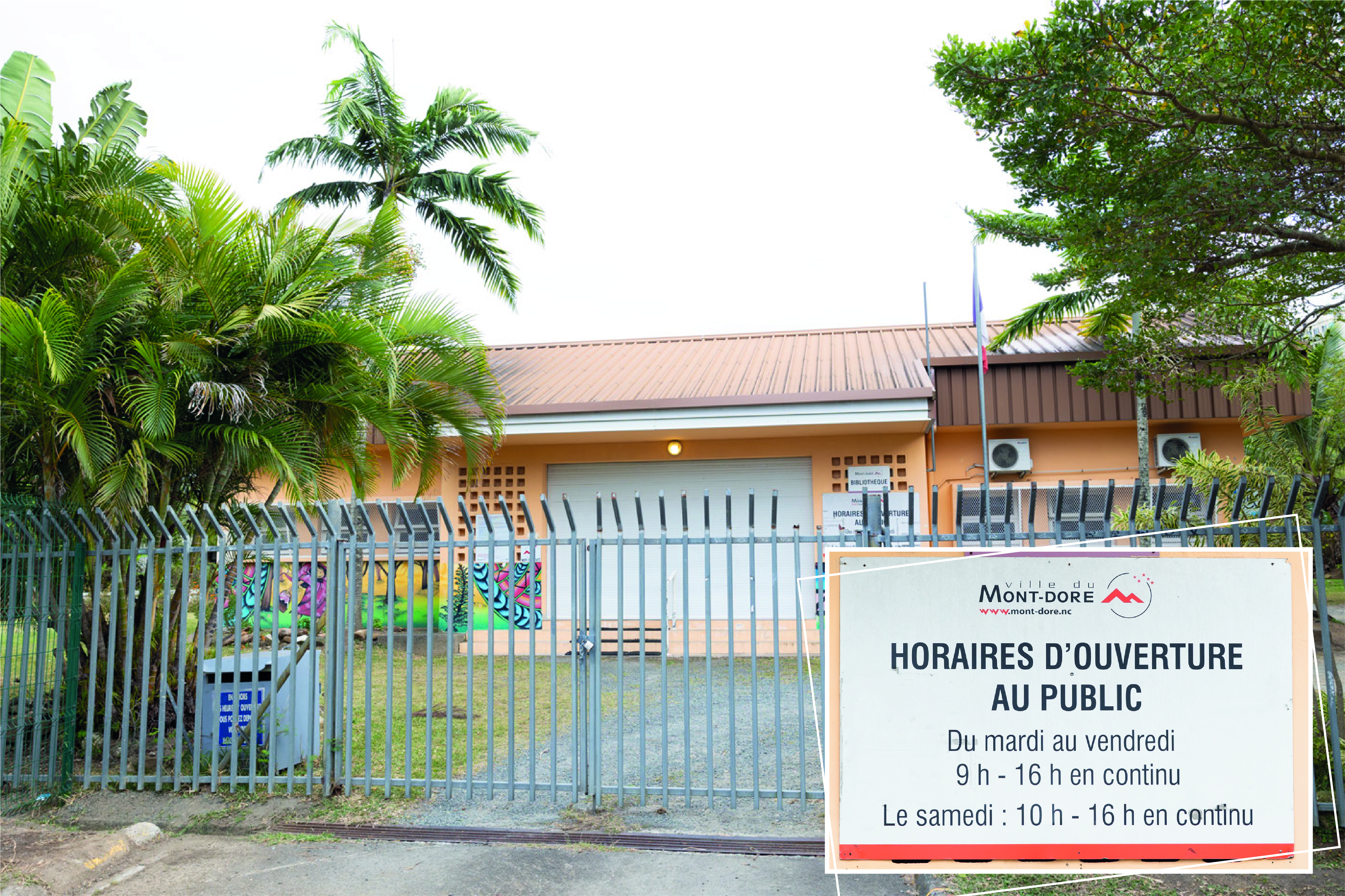 Mont-Dore - Pont-des-Français - Bibliothèque et la province Sud