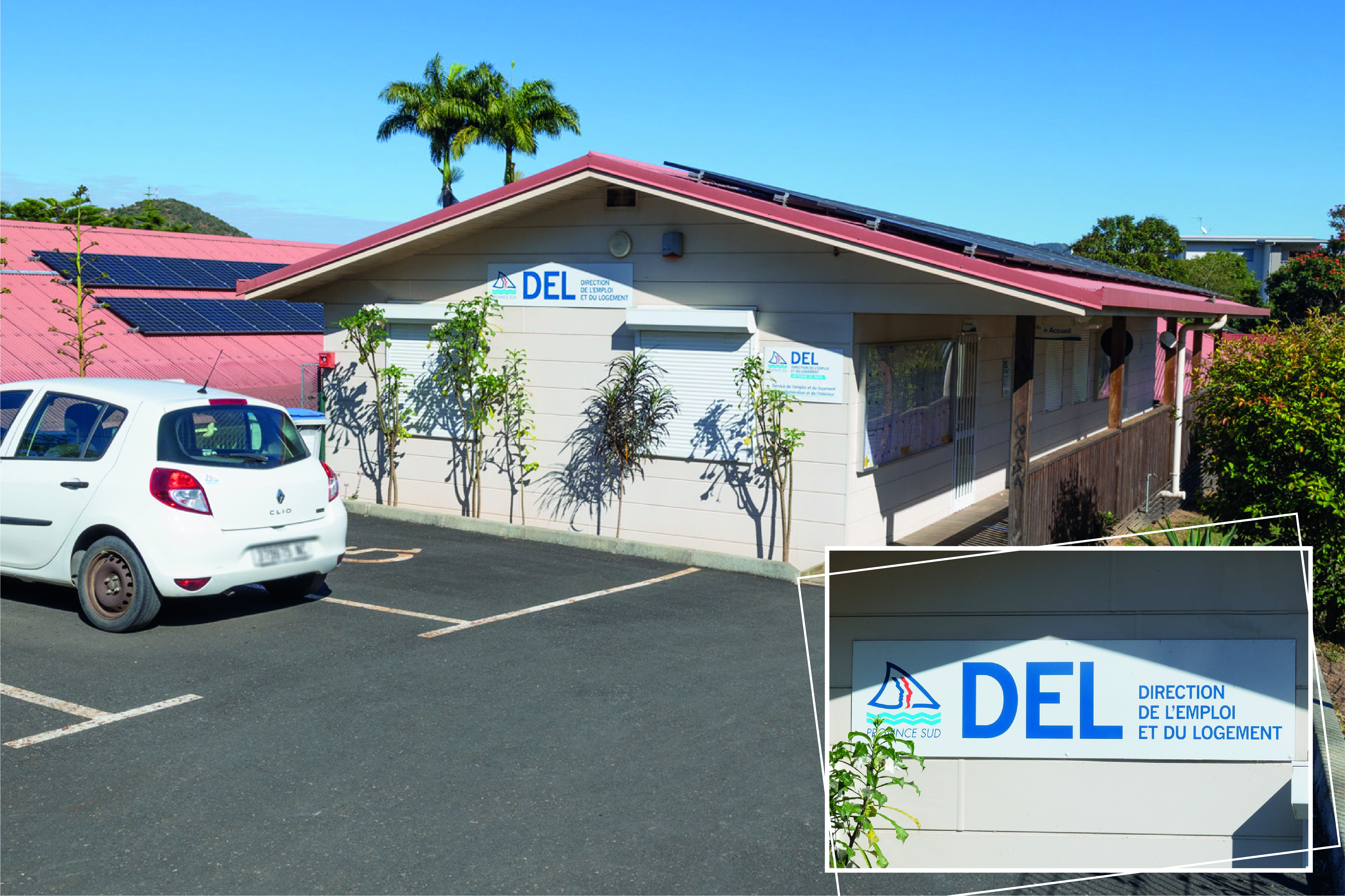 Païta - Antenne provinciale - direction de l'Emploi et du Logement (DEL) et la province Sud