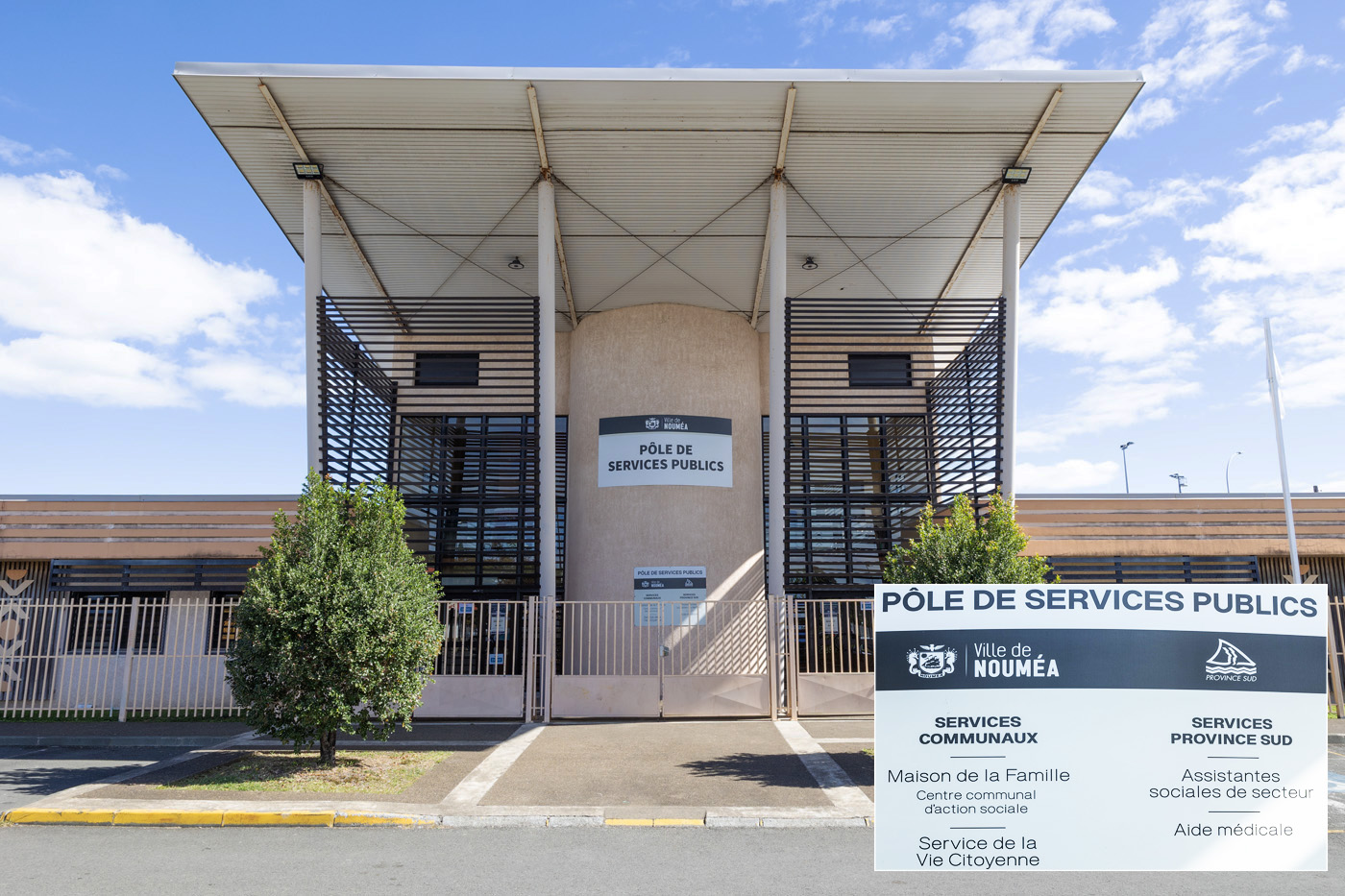 Nouméa - Rivière-Salée - Permanence Provinciale - Bureau de la Mairie et la province Sud