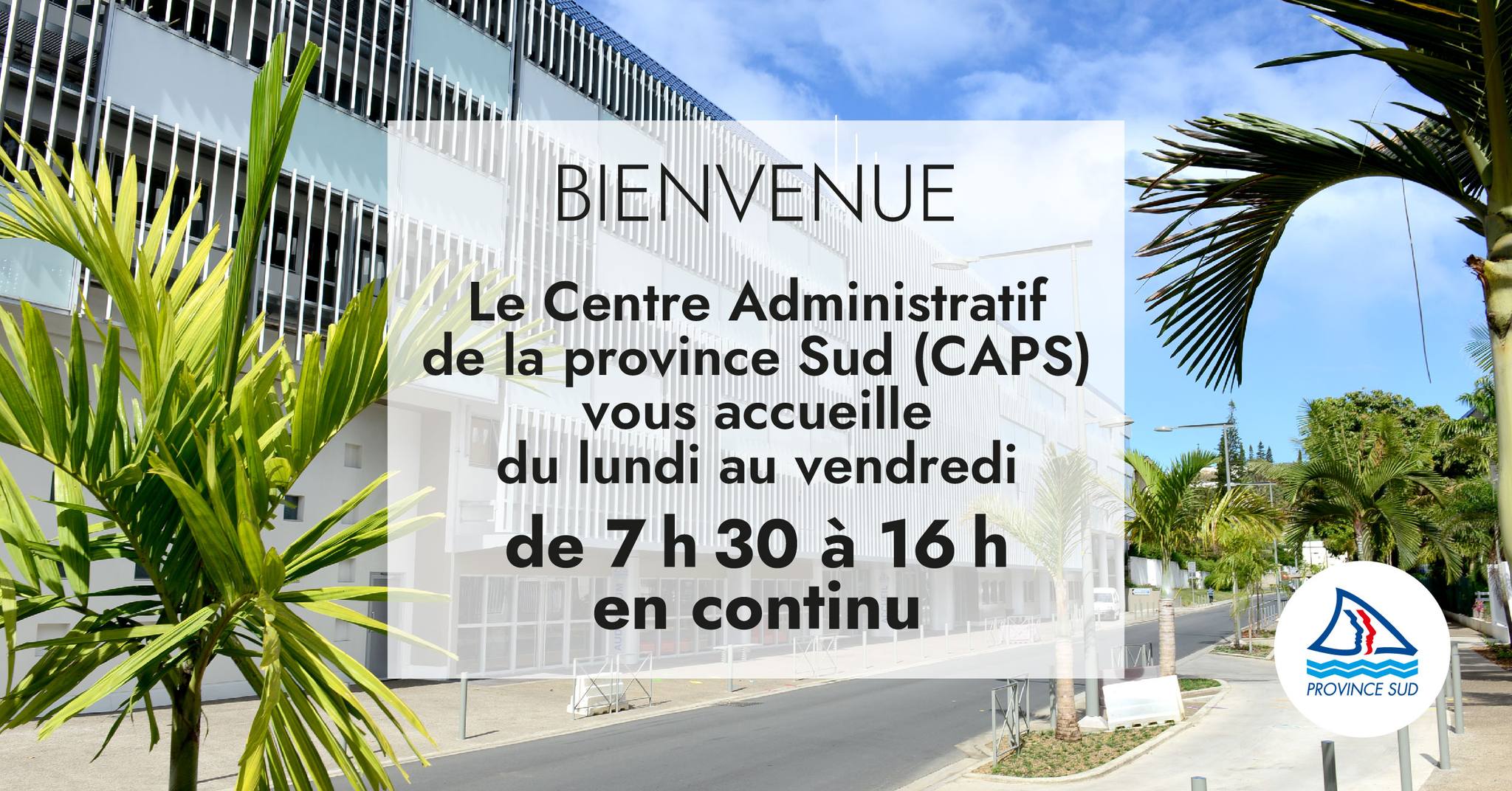 Nouméa - Centre administratif de la province Sud (CAPS) et la province Sud