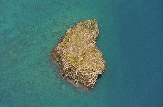 une photo de aérienne Îlots Champignons par Martial Dosdane