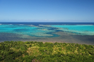 une photo de aérienne Îlot Shark par Martial Dosdane