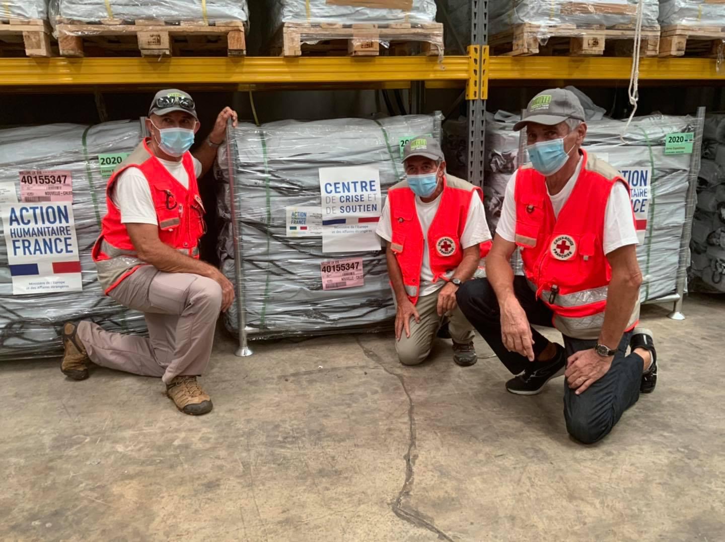 Trois bénévoles de la Croix Rouge en mission à Wallis-et-Futuna.