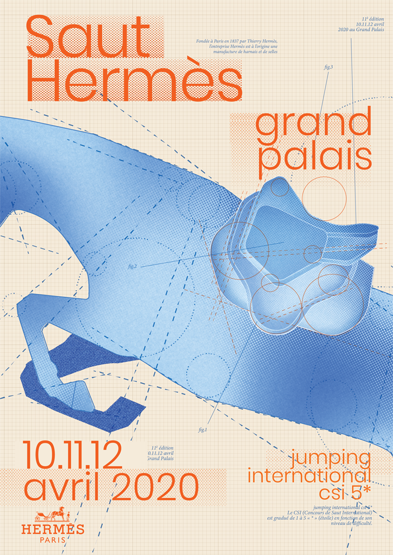 Saut Hermes, 2019 : Teaser et affiche pour le Saut Hermes 2020