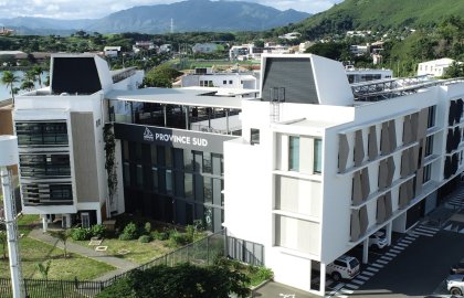 vue aérienne du bâtiment de la province Sud DAEM 