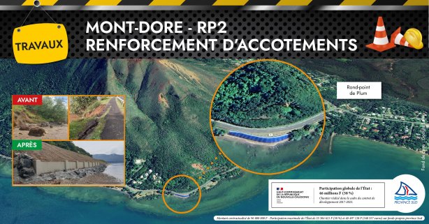Mont-Dore RP2, renforcement d'accotements