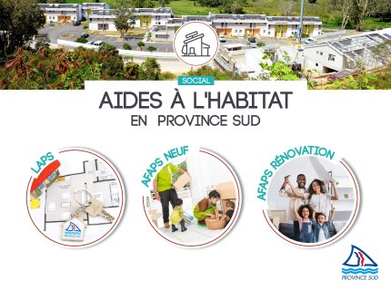 Aides à l'habitat en province Sud