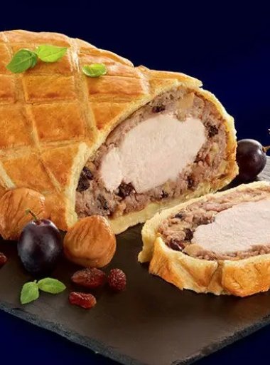 Rôti de dindonneau en croûte