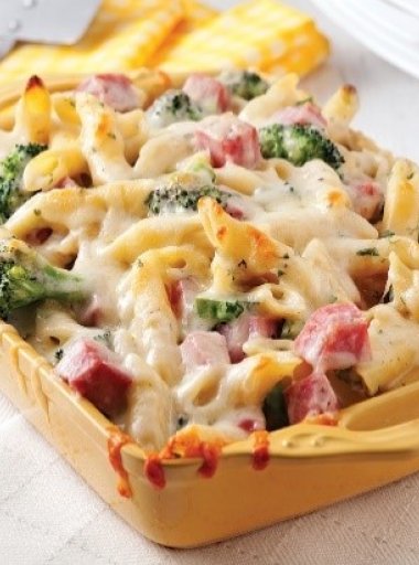 Gratin de pâte aux brocolis