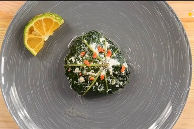 Chou Kanak farci au poisson