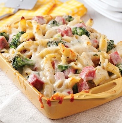 Gratin de pâte aux brocolis
