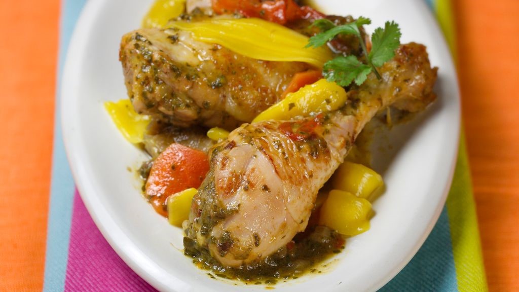 Poulet à la sauce papaye
