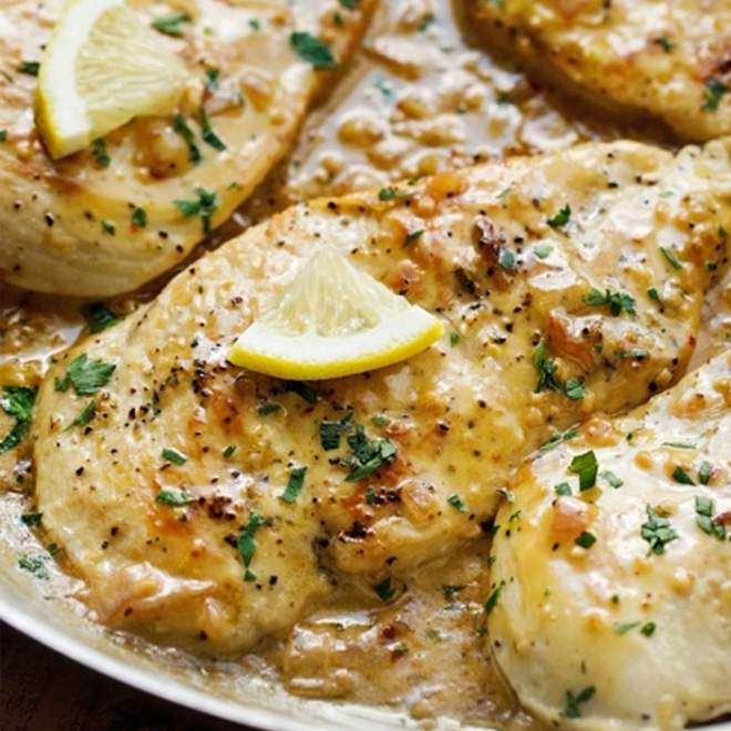 Poulet au citron et aux légumes