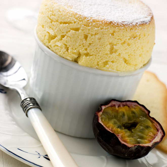 Soufflés à la pomme liane