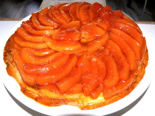 Tarte tatin mandarine, papaye et pomme liane