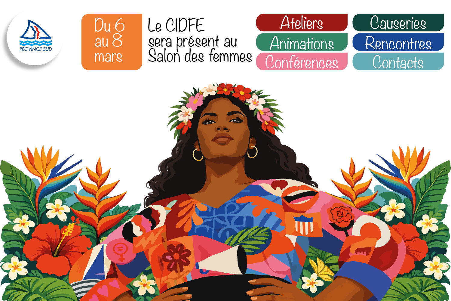 au 8 marg 0 sera présent au galon deg femmes Afe(ierg Animations Conférenoeg Causeries Rencontres Confaofg