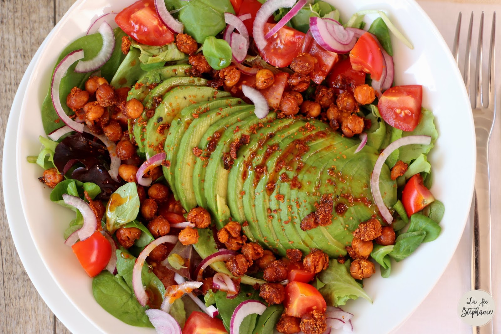 salade avocat pois chiches ©lafeestephaniecom