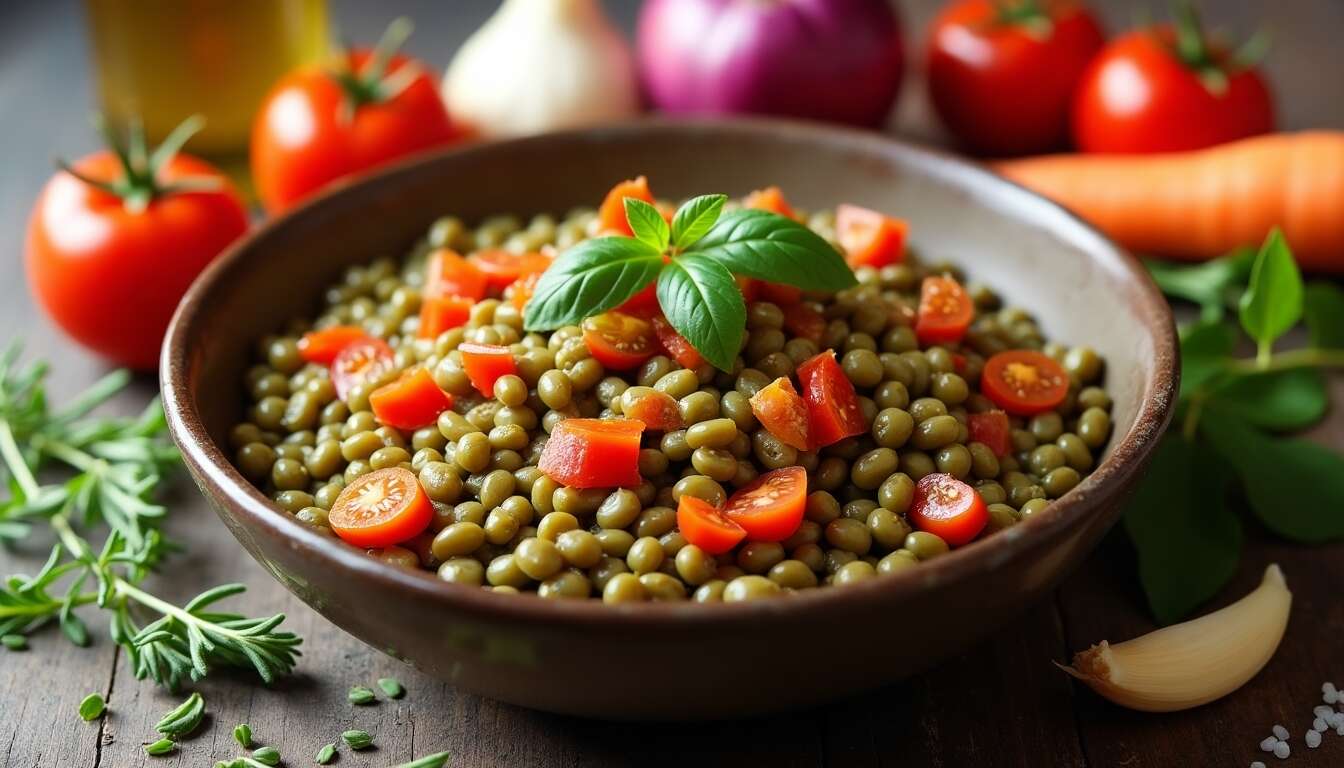 salade lentilles tomate ©ffcuisinefr