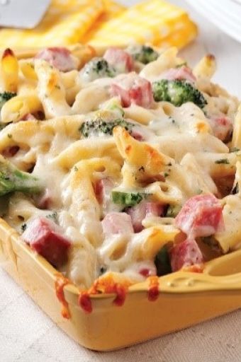 Gratin de pâte aux brocolis