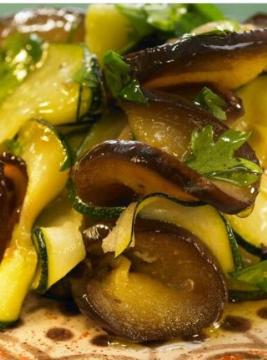 Salade d'aubergines et courgettes