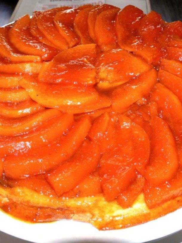 Tarte tatin mandarine, papaye et pomme liane