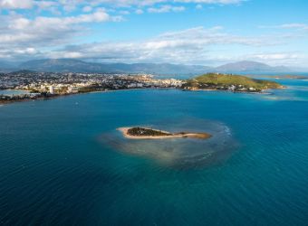 vue du lagon et de Nouméa