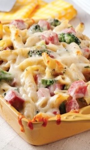 Gratin de pâte aux brocolis