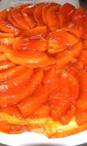 Tarte tatin mandarine, papaye et pomme liane