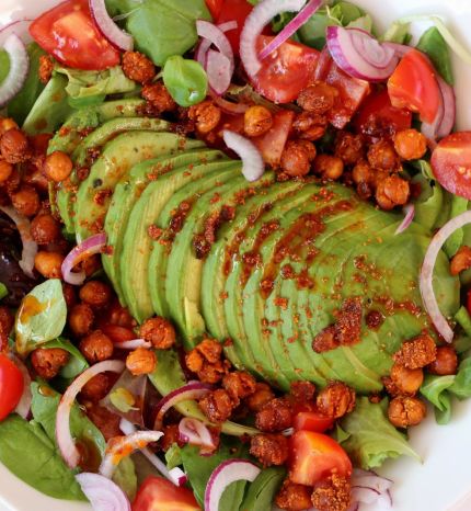 salade avocat pois chiches ©lafeestephaniecom