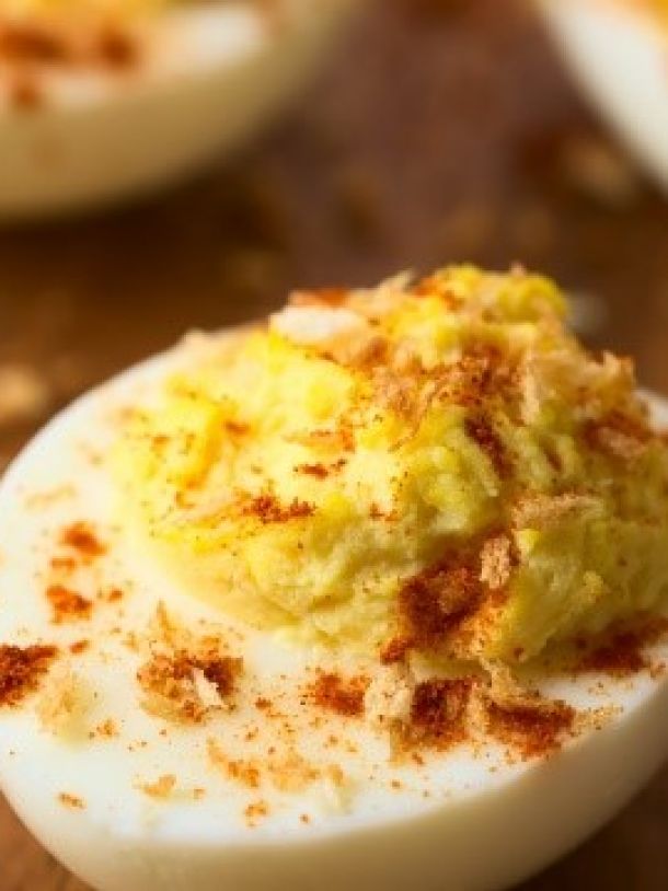 Œuf mimosa sans mayonnaise