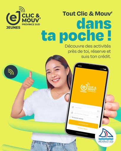 Tout Clic & Mouv' dans ta poche Découvre des activités prös de toit réserve et suis ton crédit.