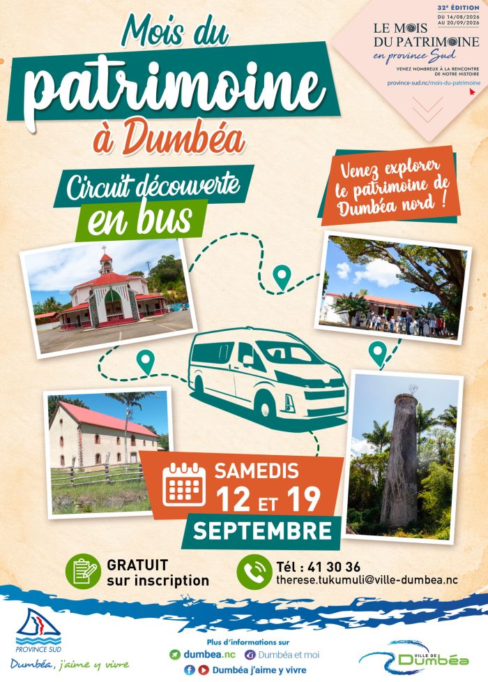 Découverte du patrimoine bâti de la Ville de Dumbéa